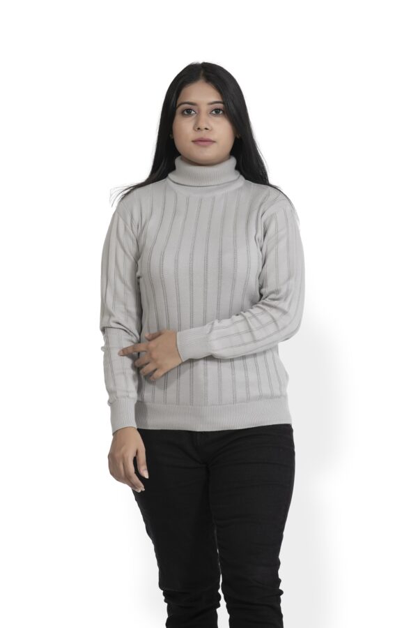 KALPANA High neck self design pullover - Image 9
