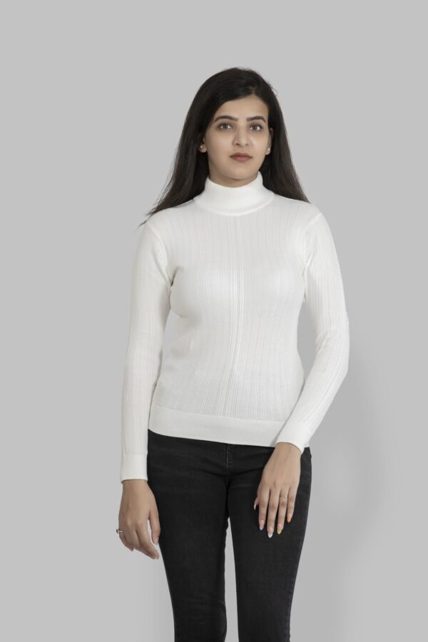 KALPANA Turtle neck body hugging pullover - Image 10