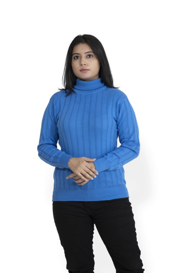 KALPANA High neck self design pullover - Image 3