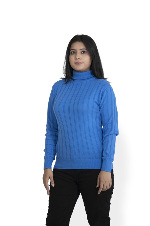 KALPANA High neck self design pullover - Image 2