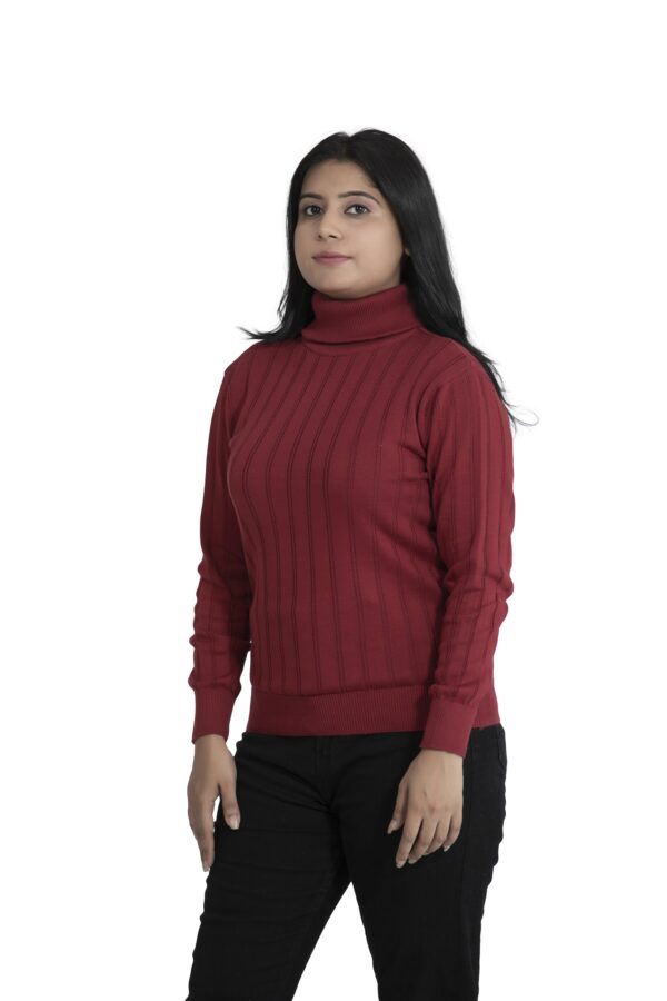 KALPANA High neck self design pullover - Image 4