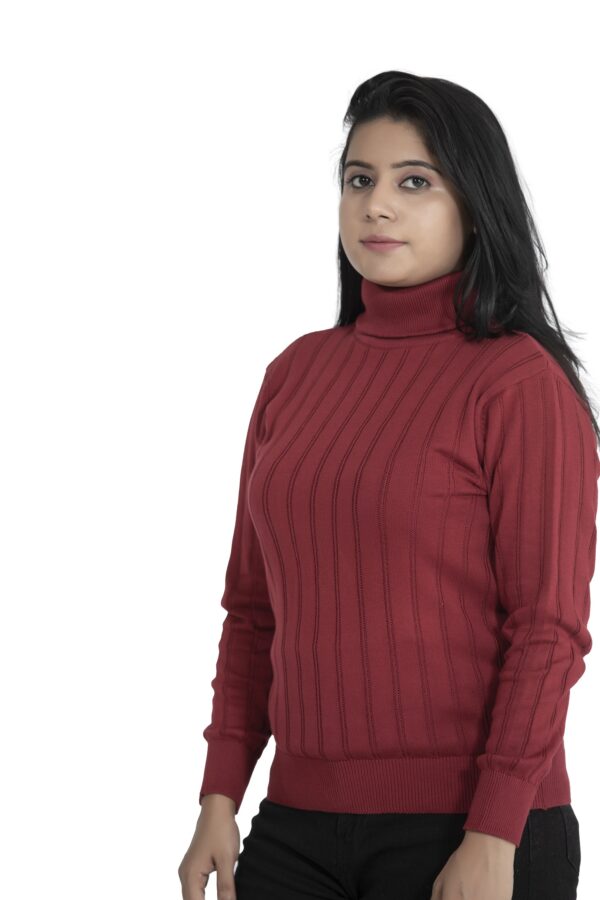 KALPANA High neck self design pullover - Image 6