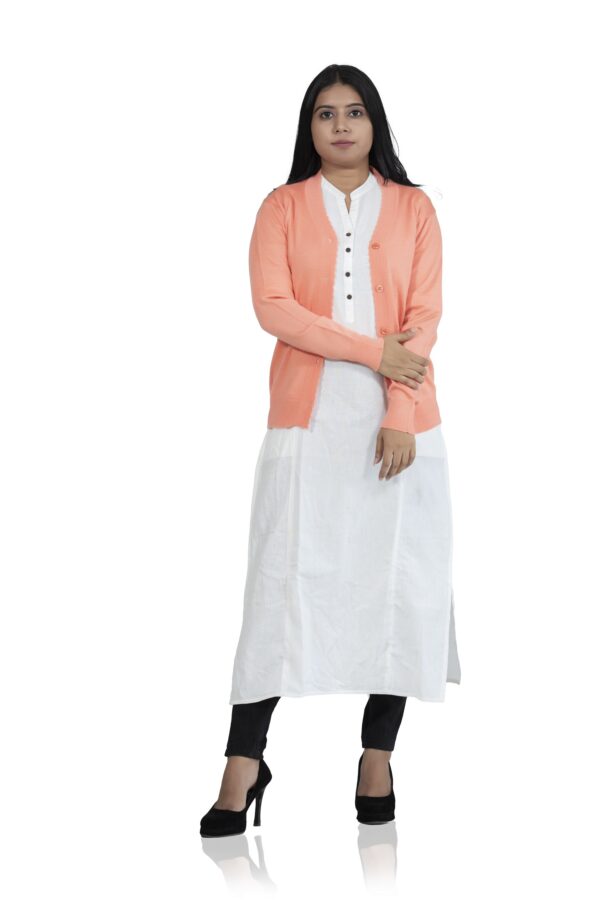 DIK DIK V-Neck Plain Cardigan - Image 5