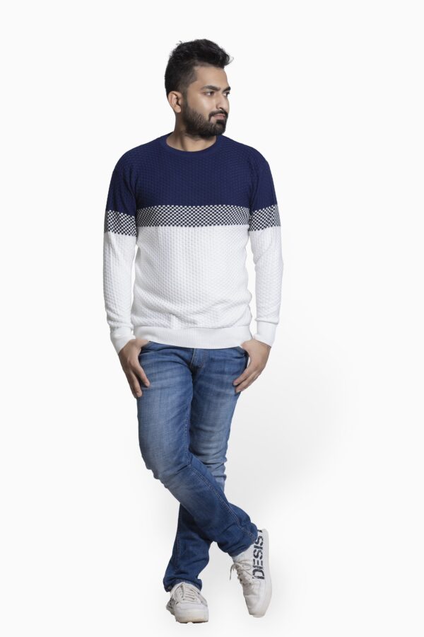 BRATS Self design with jacquard pullover - Image 2