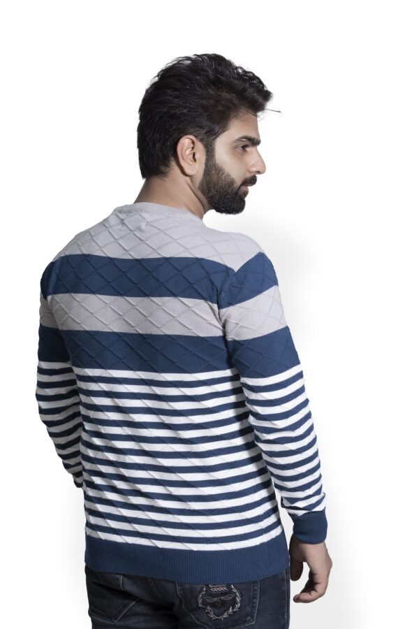 BRATS Pullover , self Design with striper in 3 colours - Image 4