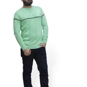 BRATS Round neck pullover with stripe