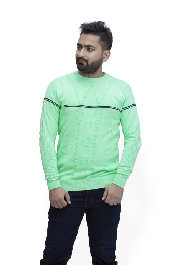 BRATS Round neck pullover with stripe - Image 3