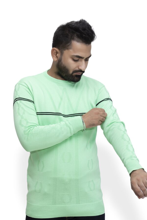 BRATS Round neck pullover with stripe - Image 5