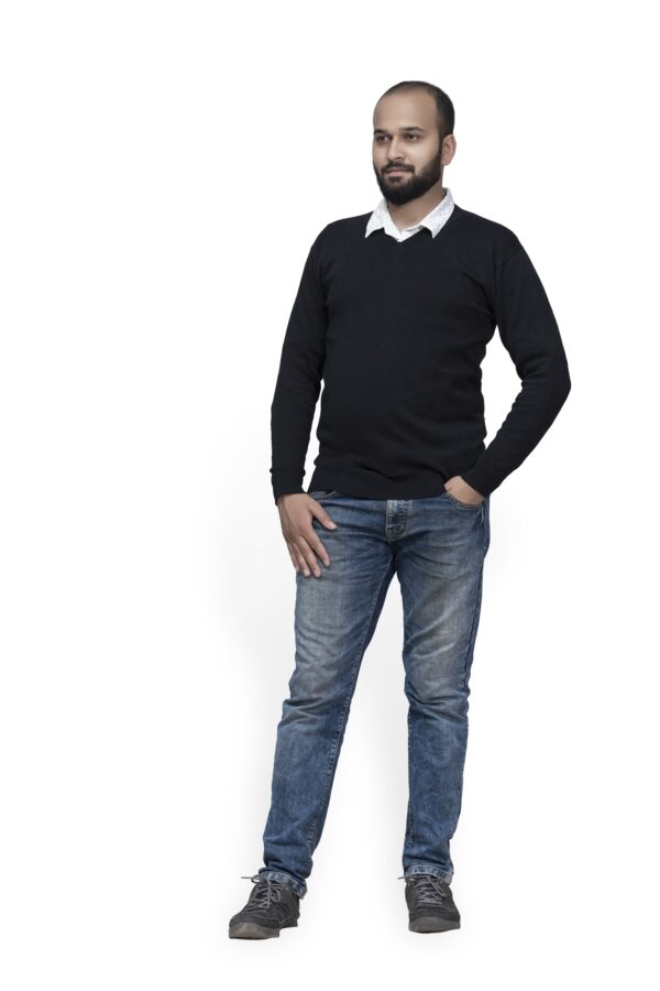 BRATS V-Neck Smart Casual Pullover - Image 6