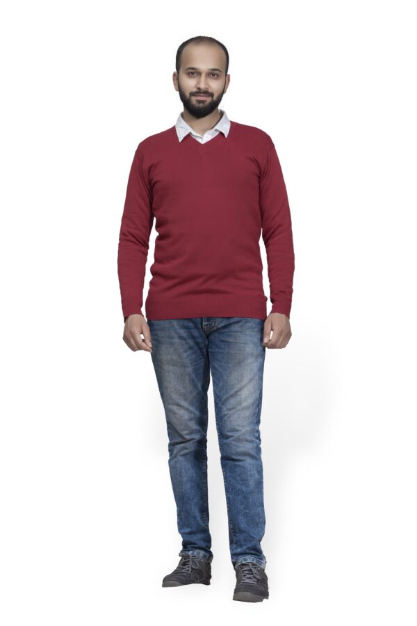 BRATS V-Neck Smart Casual Pullover - Image 9
