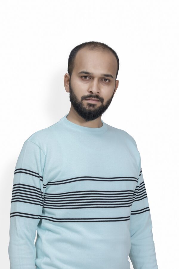 BRATS Round neck pullover with striper - Image 4