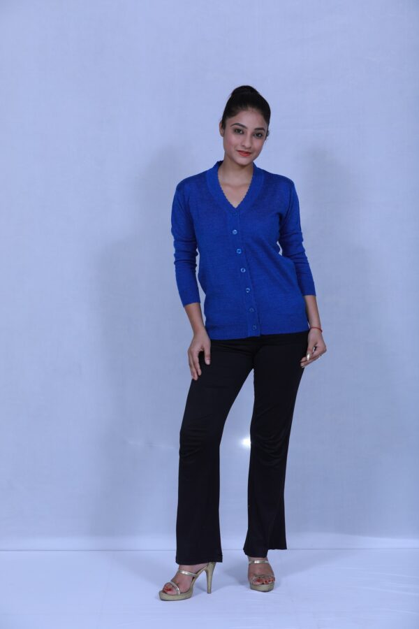 DIK DIK V-Neck Plain Cardigan - Image 12