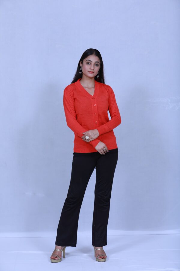 DIK DIK V-Neck Plain Cardigan - Image 11