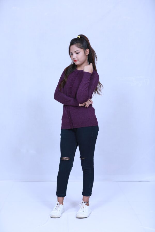 DIK DIK Round neck plain cardigan - Image 6