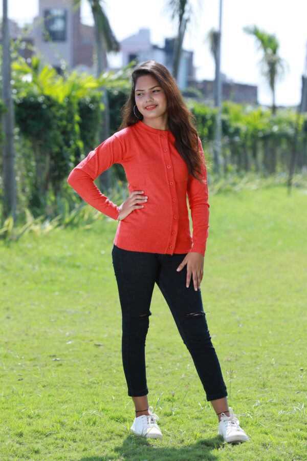 DIK DIK Round neck plain cardigan - Image 3