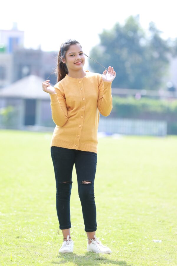 DIK DIK Round neck plain cardigan - Image 2